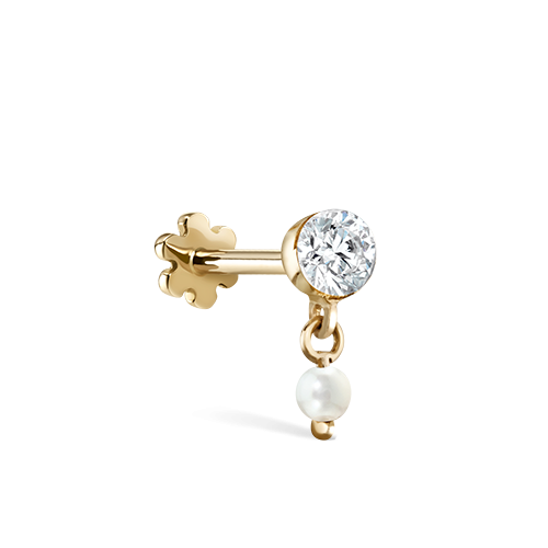 Invisible set diamond stud earrings deals